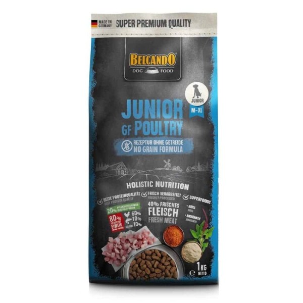 BELCANDO JUNIOR GRAIN FREE POULTRY 1KG BELCANDO JUNIOR GRAIN FREE POULTRY 1KG