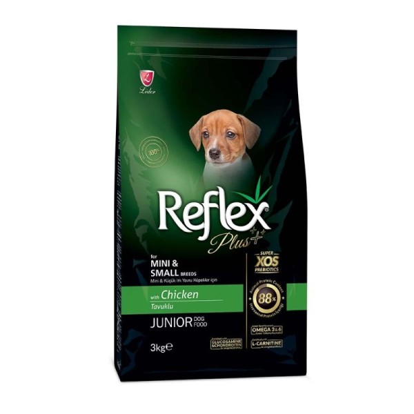 REFLEX PLUS MINI/SMALL JUNIOR CHICKEN 3kg REFLEX PLUS MINI/SMALL JUNIOR CHICKEN 3kg