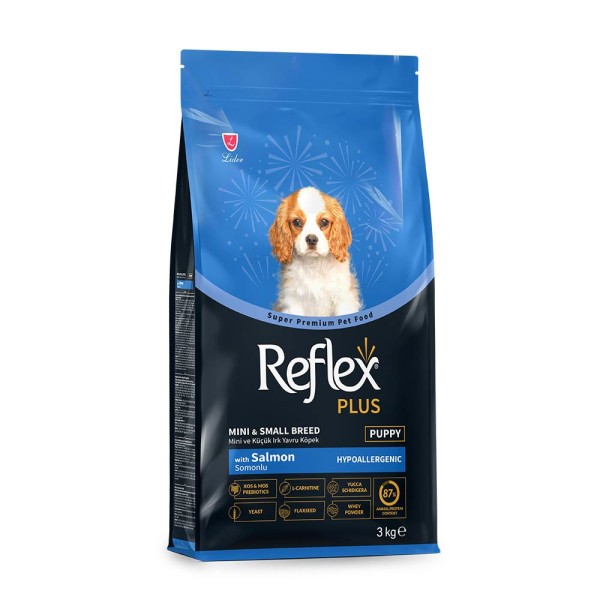 REFLEX PLUS MINI SMALL BREED PUPPY DOG SALMON 3kg REFLEX PLUS MINI SMALL BREED PUPPY DOG SALMON 3kg