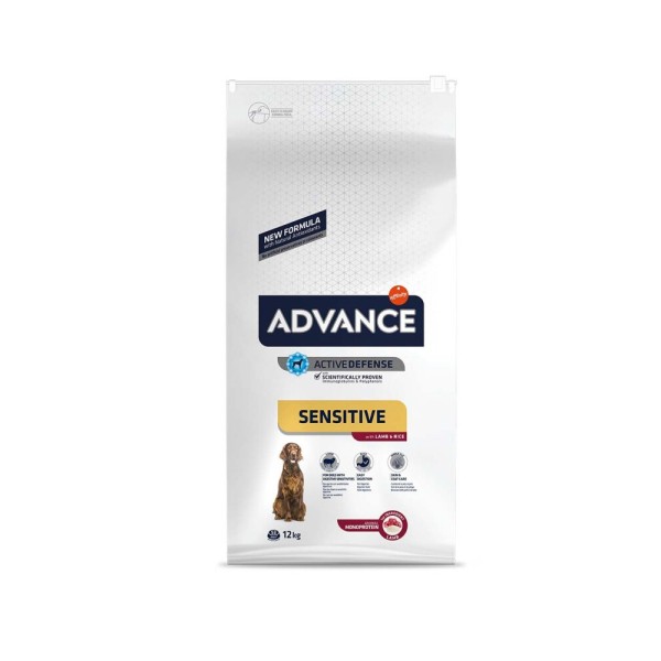 ADVANCE DOG SENSITIVE MED/MAX LAMB & RICE 12kg ADVANCE DOG SENSITIVE MED/MAX LAMB & RICE 12kg