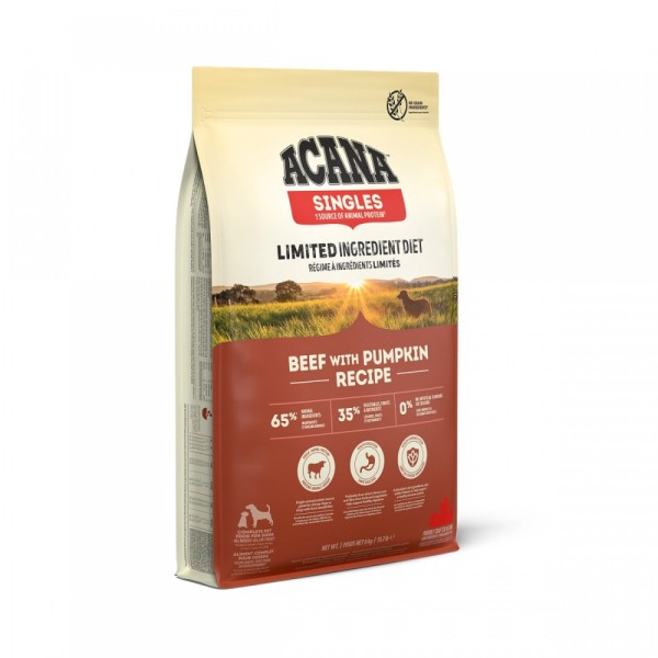 ACANA SINGLES BEEF WITH PUMPKIN 11.4 KG ACANA SINGLES BEEF WITH PUMPKIN 11.4 KG