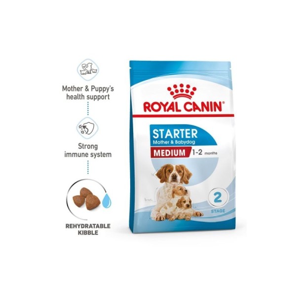 ROYAL CANIN MEDIUM STARTER 15KG