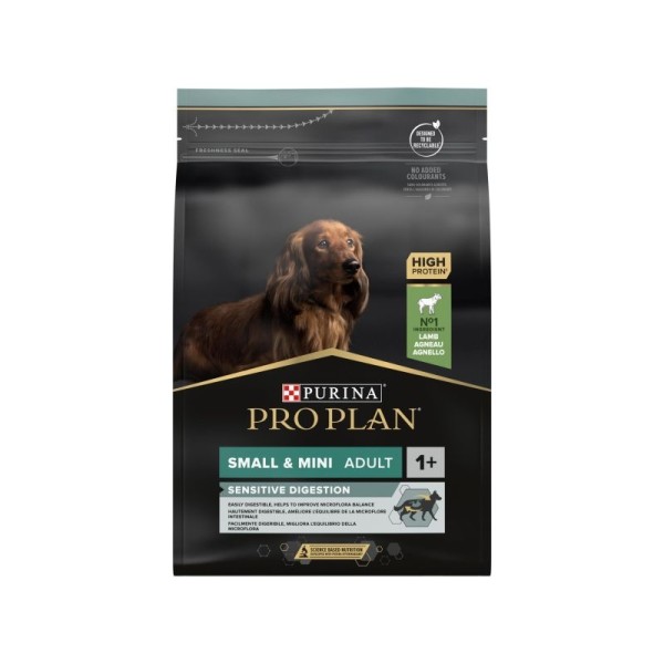 PRO PLAN LAMB SMALL&MINI ADULT 3Kg SENSITIVE DIGESTION PRO PLAN LAMB SMALL&MINI ADULT 3Kg SENSITIVE DIGESTION