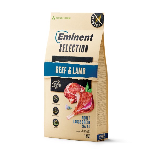 EMINENT SELECTION ADULT LARGE BEEF LAMB 12KG EMINENT SELECTION ADULT LARGE BEEF LAMB 12KG
