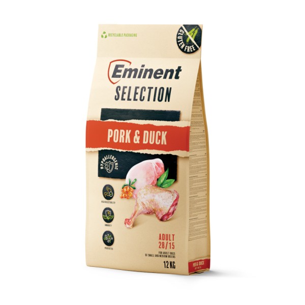 EMINENT SELECTION ADULT PORK DUCK 12KG EMINENT SELECTION ADULT PORK DUCK 12KG