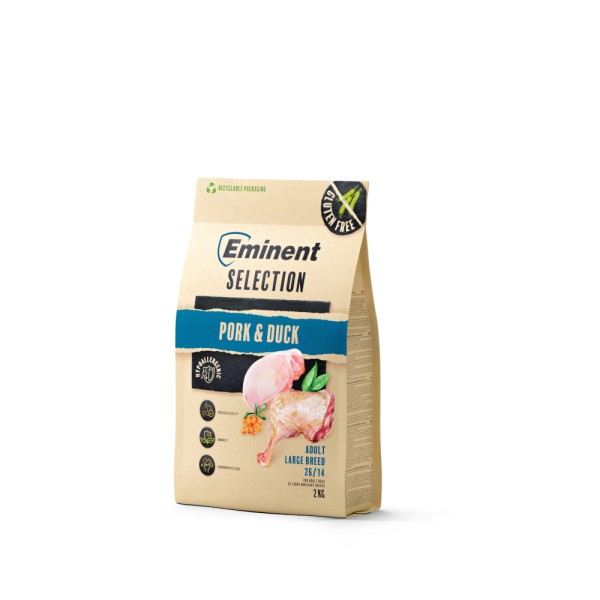 EMINENT SELECTION ADULT LARGE PORK DUCK 2KG