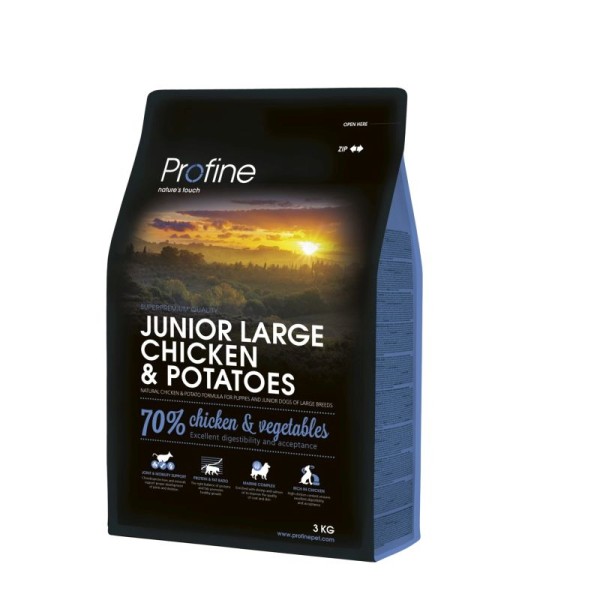 PROFINE JUNIOR LARGE CHICKEN & POTATOES 3Kg PROFINE JUNIOR LARGE CHICKEN & POTATOES 3Kg