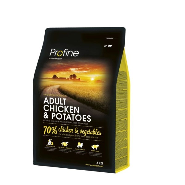 PROFINE ADULT CHICKEN & POTATOES 3Kg PROFINE ADULT CHICKEN & POTATOES 3Kg