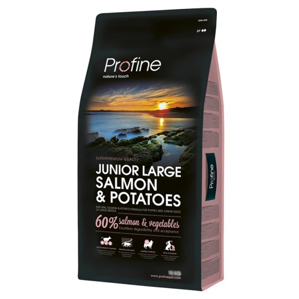 PROFINE DOG JUNIOR LARGE BREED SALMON 12KG