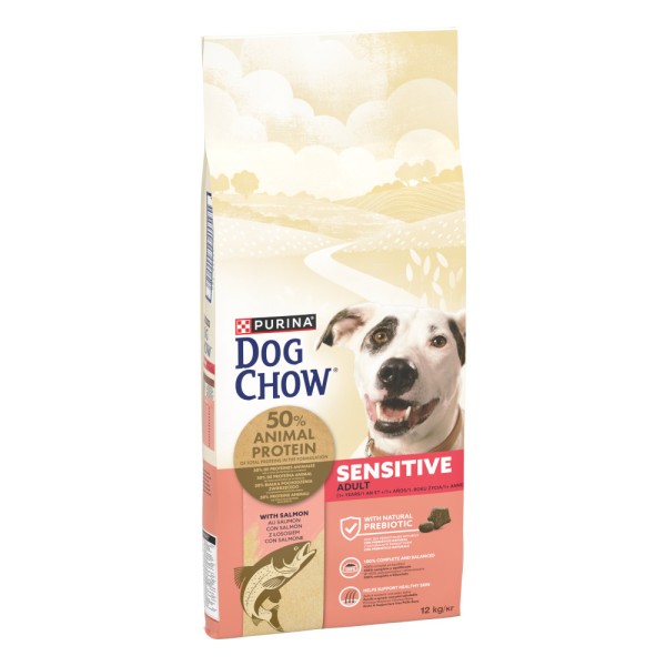 PURINA DOG CHOW SENSITIVE SALMON 12KG PURINA DOG CHOW SENSITIVE SALMON 12KG