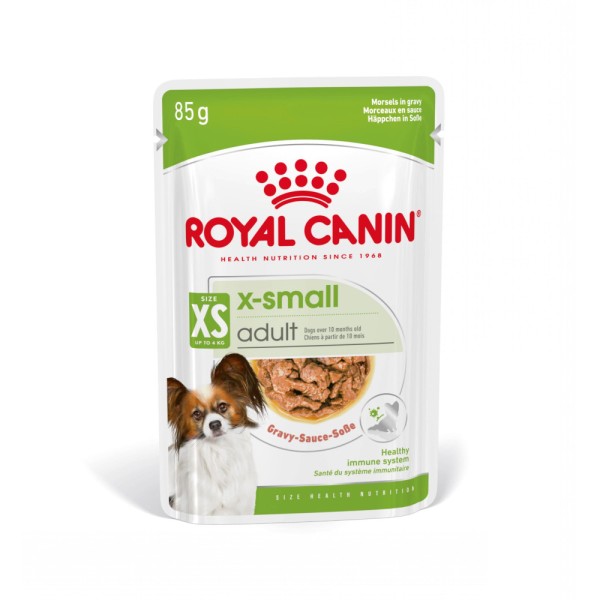 ROYAL CANIN WET XSMALL ADULT GRAVY 85GR