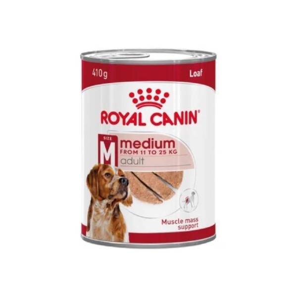 ROYAL CANIN WET MEDIUM ADULT LOAF 410GR