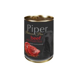 PIPER PURE ΚΟΝΣΕΡΒΑ ΣΚΥΛΟΥ ΒΟΔΙΝΟ & ΚΑΣΤΑΝΟ ΡΥΖΙ 400GR