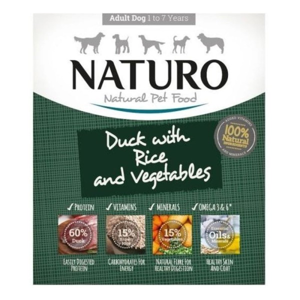 NATURO DOG DUCK RICE & VEGETABLES 400GR