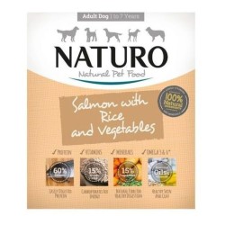NATURO DOG SALMON RICE & VEGETABLES 400GR