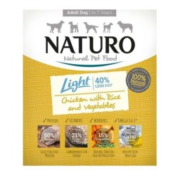 NATURO DOG LIGHT CHICKEN RICE & VEGETABLES 400GR
