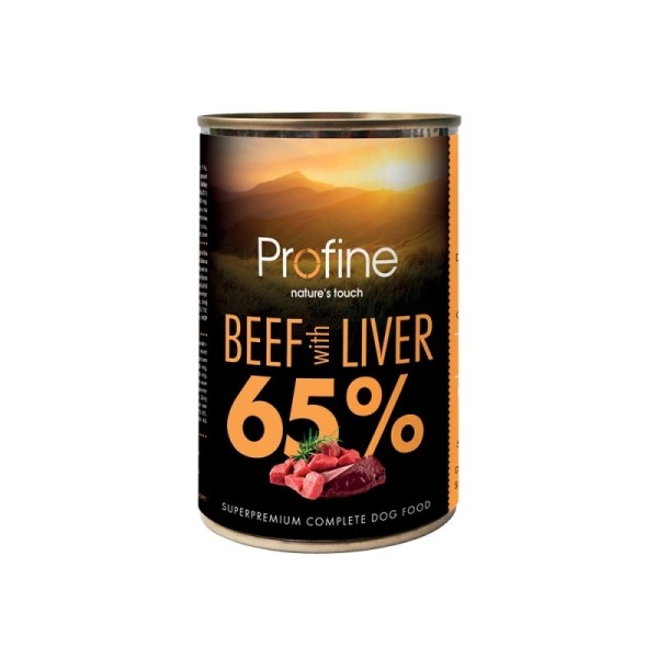 PROFINE ΚΟΝΣ. BEEF & LIVER 400gr PROFINE ΚΟΝΣ. BEEF & LIVER 400gr
