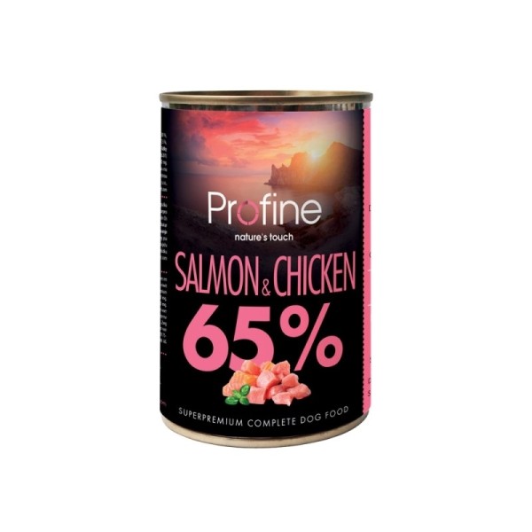 PROFINE ΚΟΝΣ. SALMON, CHICKEN & POTATOES 400gr PROFINE ΚΟΝΣ. SALMON, CHICKEN & POTATOES 400gr