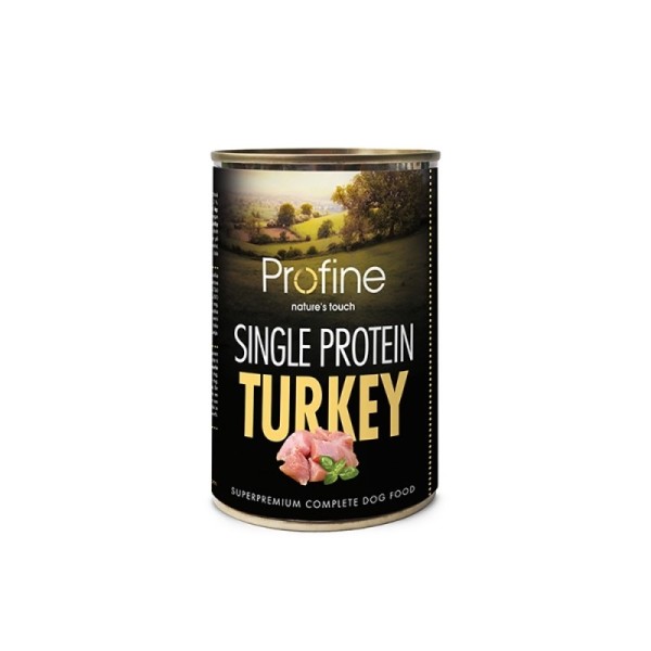 PROFINE ΚΟΝΣ.  SINGLE PROTEIN TURKEY 400gr PROFINE ΚΟΝΣ.  SINGLE PROTEIN TURKEY 400gr