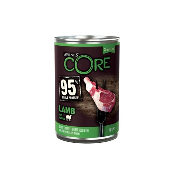 WELLNESS CORE SINGLE PROTEIN ΠΑΤΕ ΜΕ ΑΡΝΙ/ΚΟΛΟΚΥΘΑ 400 GR