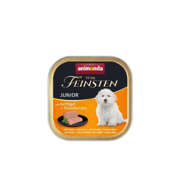 ANIMONDA VOM FEINSTEN JUNIOR ΠΟΥΛΕΡΙΚΑ,ΚΑΡΔΙΑ ΓΑΛ. 150GR ANIMONDA VOM FEINSTEN JUNIOR ΠΟΥΛΕΡΙΚΑ,ΚΑΡΔΙΑ ΓΑΛ. 150GR