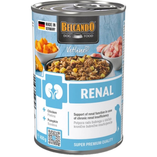 BELCANDO VETLINE ΚΛΙΝΙΚΗ ΚΟΝΣΕΡΒΑ ΣΚΥΛΟΥ RENAL 400GR