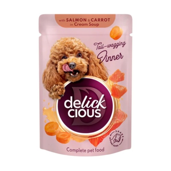 DELICKCIOUS ΛΩΡΙΔΕΣ ΣΟΛΟΜΟ ΚΑΡΟΤΑ ΚΡΕΜΩΔΗ ΣΟΥΠΑ 85GR