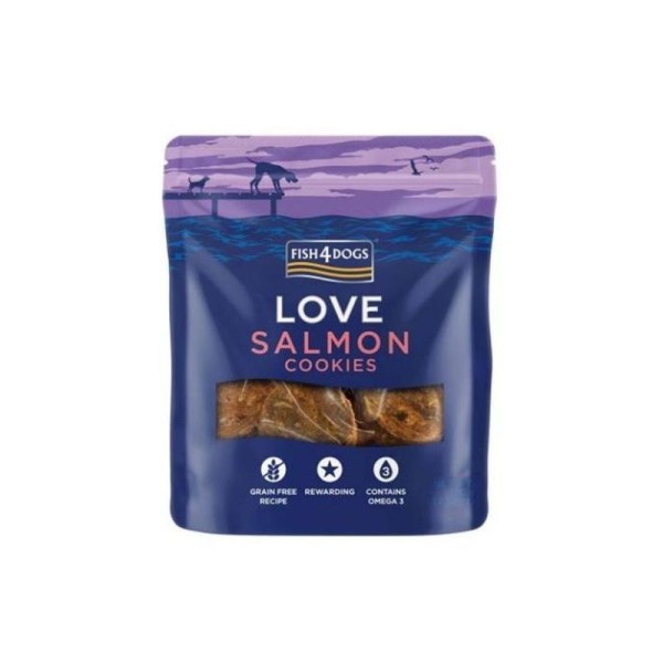FISH4DOGS SALMON COOKIES TREATS 100gr .. FISH4DOGS SALMON COOKIES TREATS 100gr ..