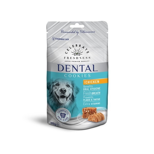 CELEBRATE FRESHNESS DENTAL COOKIES CHICKEN 120gr