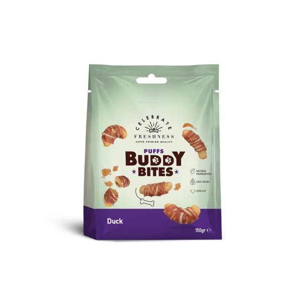 CELEBRATE PUFFS BUDDY BITES DUCK 150gr