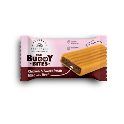 CELEBRATE BAR BUDDY BITES CHICKEN & SWEET POTATO FILLED WITH BEEF 25-30gr CELEBRATE BAR BUDDY BITES CHICKEN & SWEET POTATO FILLED WITH BEEF 25-30gr