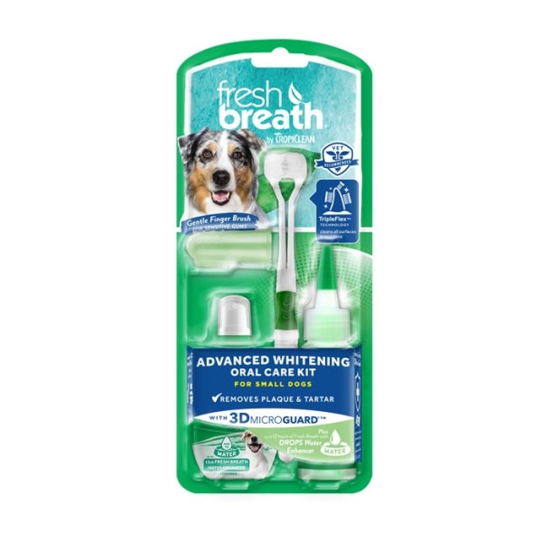 TROPICLEAN TOTAL CARE KIT ADVANCED WHITENING SMALL TROPICLEAN TOTAL CARE KIT ADVANCED WHITENING SMALL