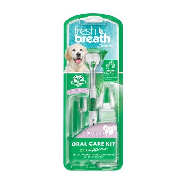 TROPICLEAN PUPPY ORAL CARE KIT GEL 59ML TROPICLEAN PUPPY ORAL CARE KIT GEL 59ML