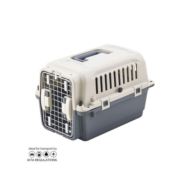 GLEE PET CARRIER ICARUS GREY L50 x W33 x H33cm