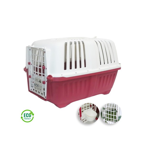 GLEE PET CARRIER ICARUS RED L47 x W31 x H31.8cm ECO