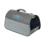 CAZO PET CARRIER BLUE ROSE 50*27*26cm LBR0901/ CAZO PET CARRIER BLUE ROSE 50*27*26cm LBR0901/