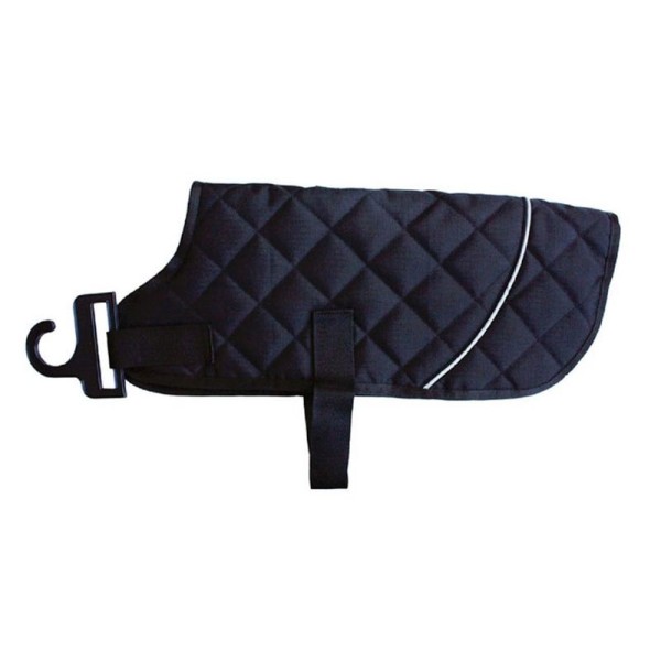 HAPPY PET WALK QUILTED CLASSIC COAT BLACK 30.5CM/ HAPPY PET WALK QUILTED CLASSIC COAT BLACK 30.5CM/