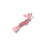HAPPY PET LITTLE RASCALS FLEECY ROPE COIL PINK 37734 HAPPY PET LITTLE RASCALS FLEECY ROPE COIL PINK 37734