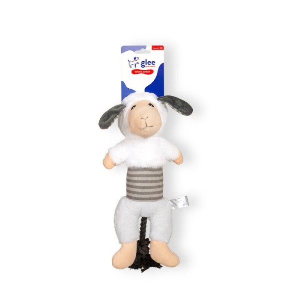 GLEE ΠΑΙΧΝΙΔΙ ΣΚΥΛΟΥ SHEEP ROPE TAIL SQUEAKY