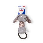 GLEE ΠΑΙΧΝΙΔΙ ΣΚΥΛΟΥ BUNNY ROPE HOOP SQUEAKY