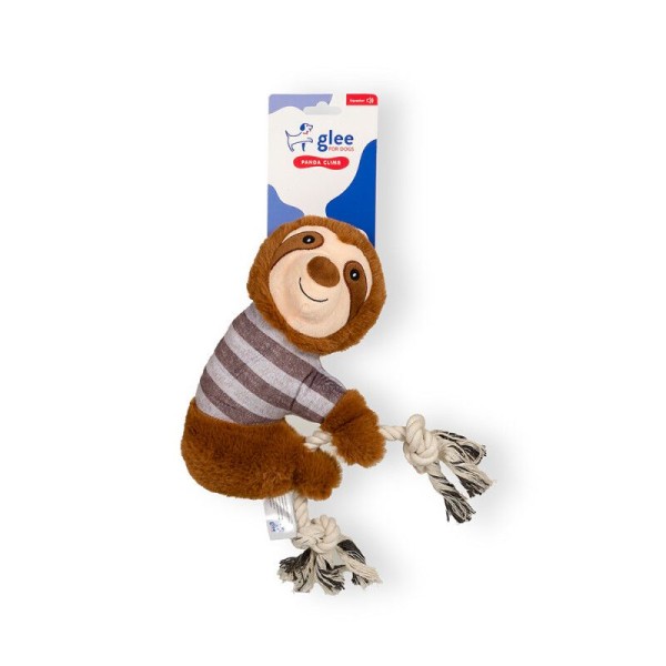 GLEE ΠΑΙΧΝΙΔΙ ΣΚΥΛΟΥ PANDA CLIMB ROPE SQUEAKY GLEE ΠΑΙΧΝΙΔΙ ΣΚΥΛΟΥ PANDA CLIMB ROPE SQUEAKY