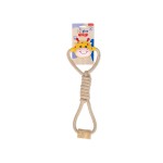 GLEE ΠΑΙΧΝΙΔΙ ΣΚΥΛΟΥ GIRAFFE TWISTED ROPE WITH COFFEE WOOD 38cm GLEE ΠΑΙΧΝΙΔΙ ΣΚΥΛΟΥ GIRAFFE TWISTED ROPE WITH COFFEE WOOD 38cm