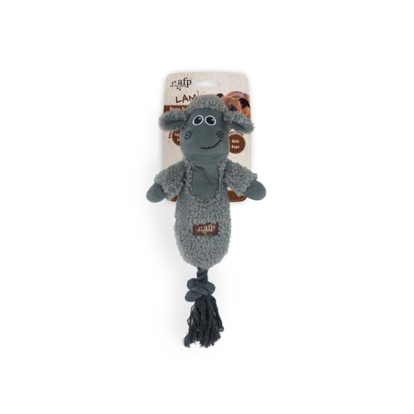 AFP ΠΑΙΧΝΙΔΙ ΣΚΥΛΟΥ LAMBSWOOL CUDDLE ROPE AFP ΠΑΙΧΝΙΔΙ ΣΚΥΛΟΥ LAMBSWOOL CUDDLE ROPE
