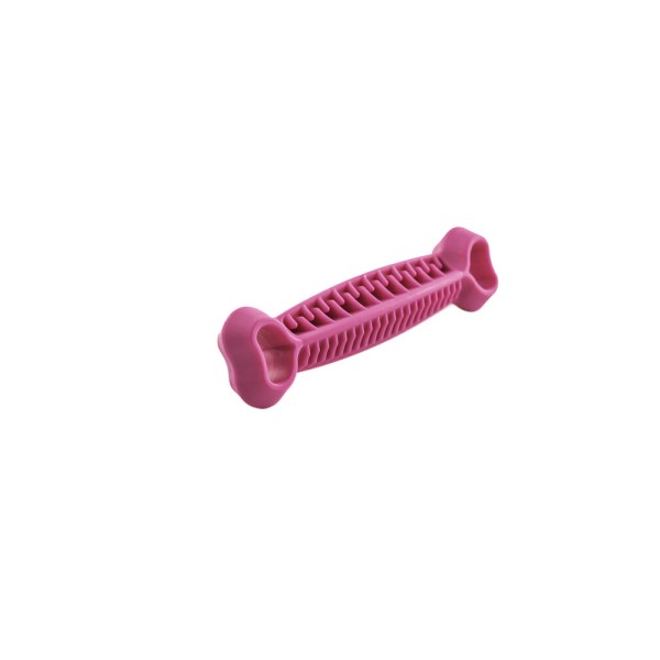 FIBOO ΠΑΙΧΝΙΔΙ ΣΚΥΛΟΥ FIBOONE DENTAL ΡΟΖ 19cm FIBOO ΠΑΙΧΝΙΔΙ ΣΚΥΛΟΥ FIBOONE DENTAL ΡΟΖ 19cm
