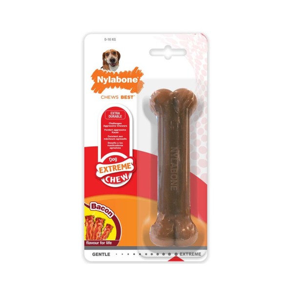 NYLABONE DURA CHEW BACON L NB104 NYLABONE DURA CHEW BACON L NB104