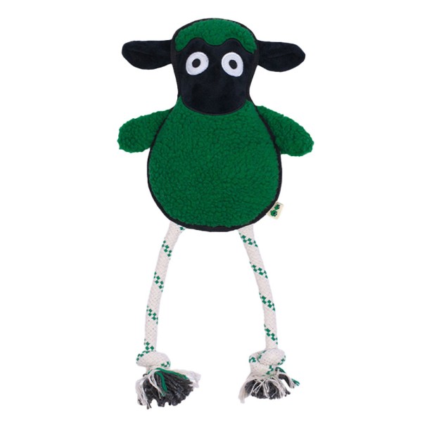 GREEN SHEEP GREEN ROPE TOY M