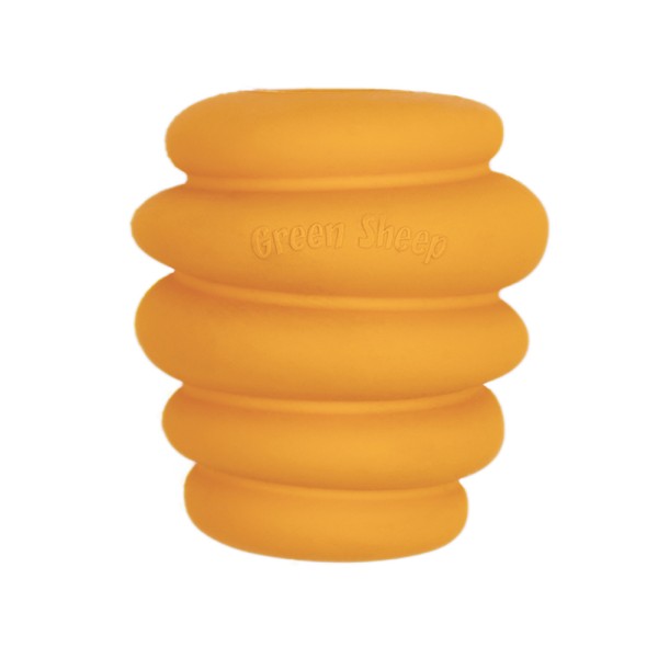GREEN SHEEP LARGE NATURAL RUBBER BALL YELLOW GREEN SHEEP LARGE NATURAL RUBBER BALL YELLOW