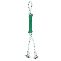 GREEN SHEEP SMALL NATURAL RUBBER BONE ROPE TOY-GREEN GREEN SHEEP SMALL NATURAL RUBBER BONE ROPE TOY-GREEN