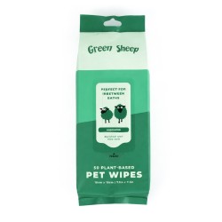 GREEN SHEEP 50 THICK PET WIPES 100% BAMBOO FIBRE-UNSCENTED GREEN SHEEP 50 THICK PET WIPES 100% BAMBOO FIBRE-UNSCENTED