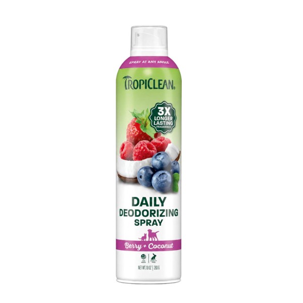 TROPICLEAN  Deodorizing Spray - Berry & Coconut, 283ml